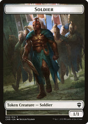 Elephant // Soldier Double-Sided Token [Commander Legends Tokens]