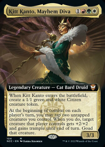 Kitt Kanto, Mayhem Diva (Extended Art) [Streets of New Capenna Commander]