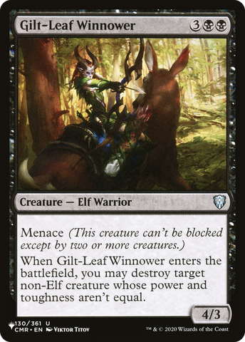 Gilt-Leaf Winnower [The List]