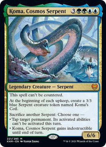 Koma, Cosmos Serpent (Promo Pack) [Kaldheim Promos]