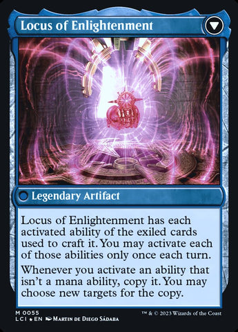 The Enigma Jewel // Locus of Enlightenment [The Lost Caverns of Ixalan Prerelease Cards]