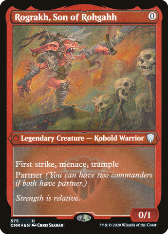 Rograkh, Son of Rohgahh (Etched) [Commander Legends]