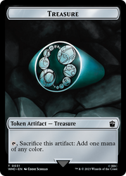 Copy // Treasure (0031) Double-Sided Token [Doctor Who Tokens]