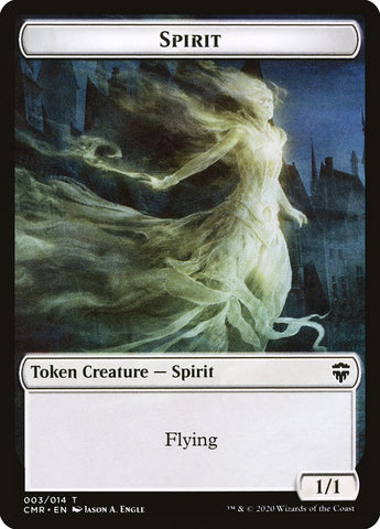 Copy (013) // Spirit Double-Sided Token [Commander Legends Tokens]