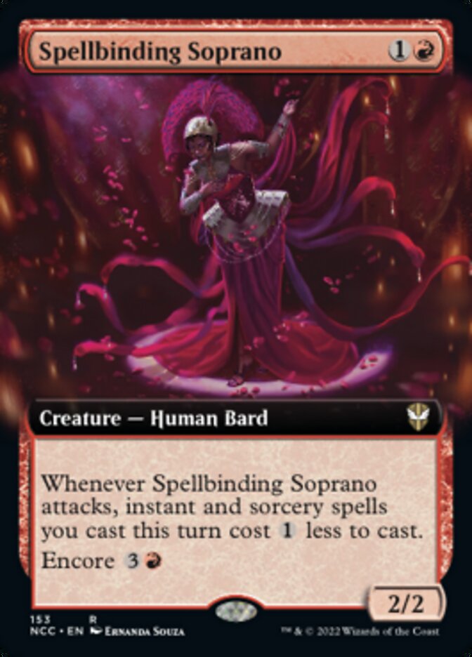 Spellbinding Soprano (Extended Art) [Streets of New Capenna Commander]