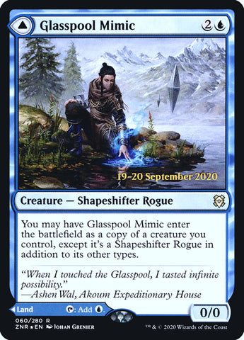 Glasspool Mimic // Glasspool Shore [Zendikar Rising Prerelease Promos]