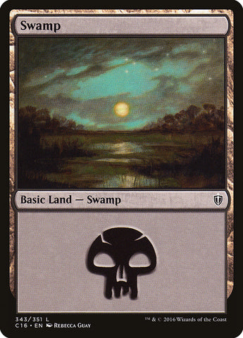 Swamp (343) [Commander 2016]