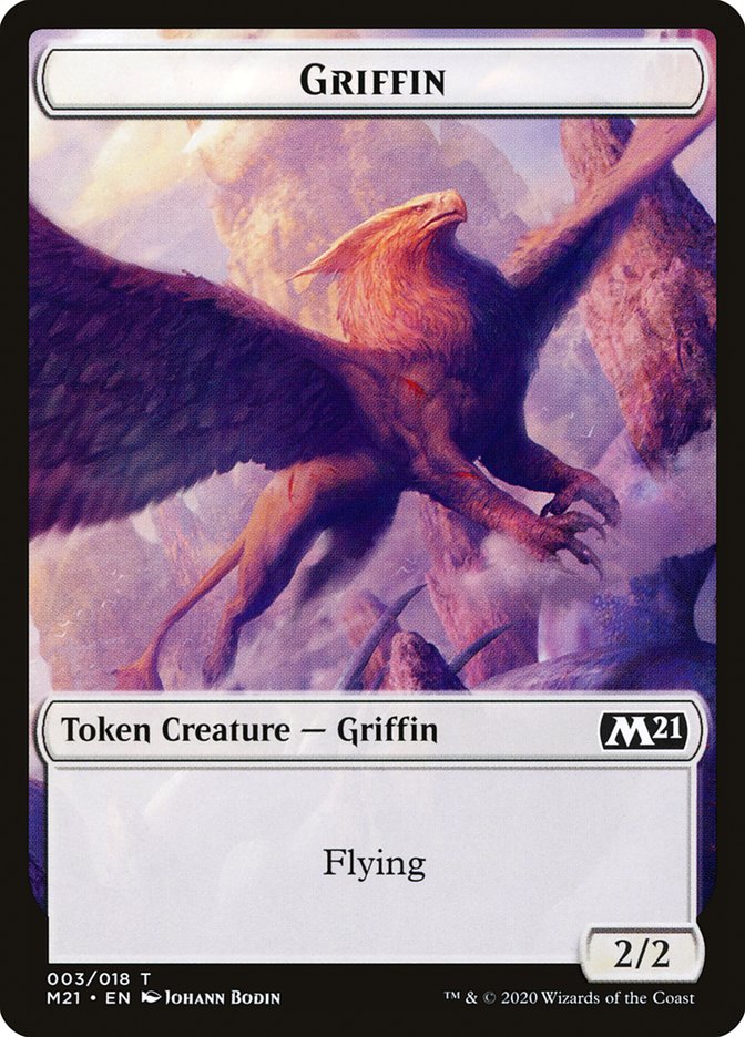 Bird // Griffin Double-Sided Token [Core Set 2021 Tokens]