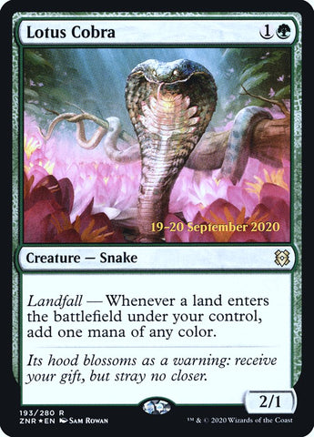 Lotus Cobra [Zendikar Rising Prerelease Promos]