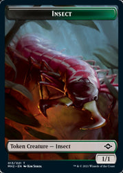 Insect // Treasure (21) Double-Sided Token [Modern Horizons 2 Tokens]