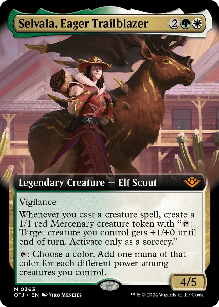 Selvala, Eager Trailblazer (Extended Art) [Outlaws of Thunder Junction]