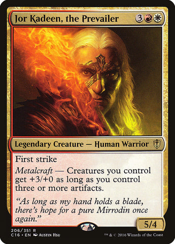 Jor Kadeen, the Prevailer [Commander 2016]