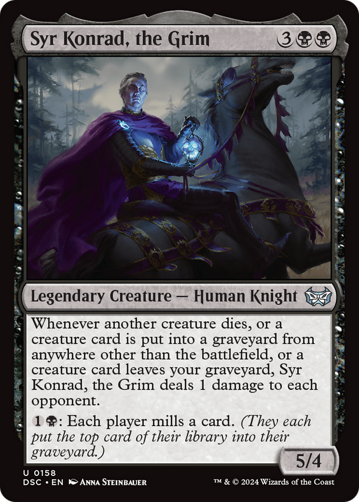 Syr Konrad, the Grim [Duskmourn: House of Horror Commander]