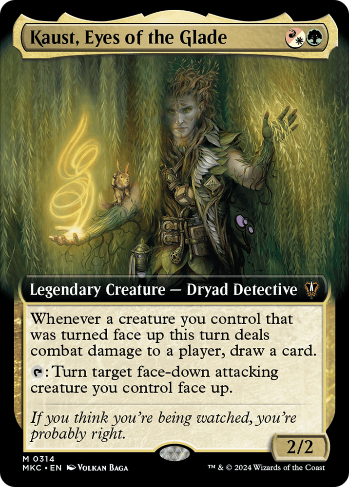 Kaust, Eyes of the Glade (Extended Art) [Murders at Karlov Manor Commander]