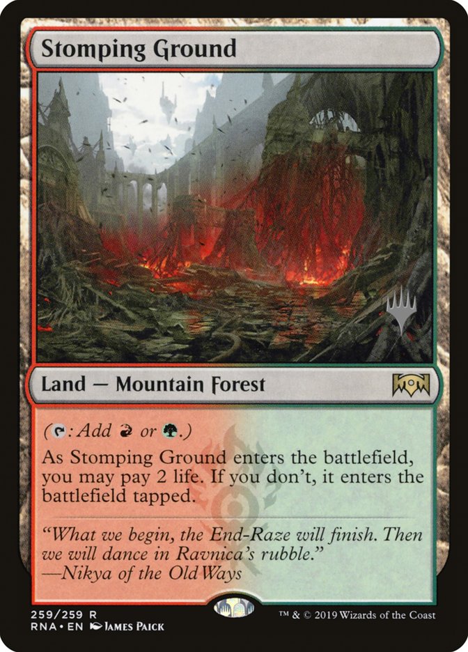 Stomping Ground (Promo Pack) [Ravnica Allegiance Promos]