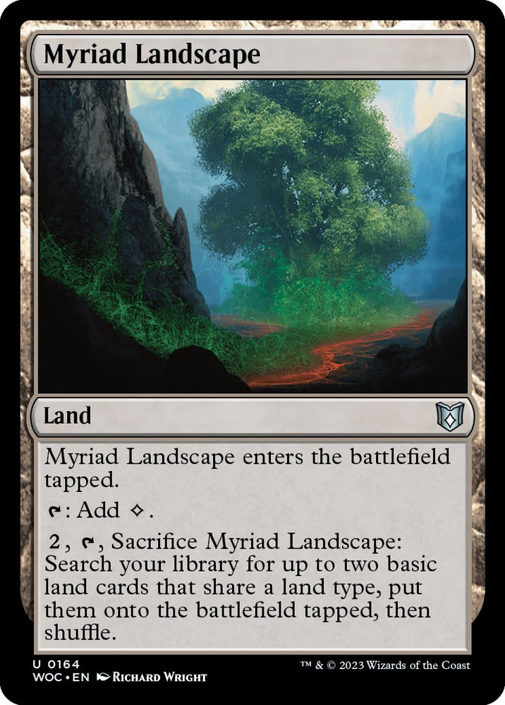 Myriad Landscape [Wilds of Eldraine Commander]