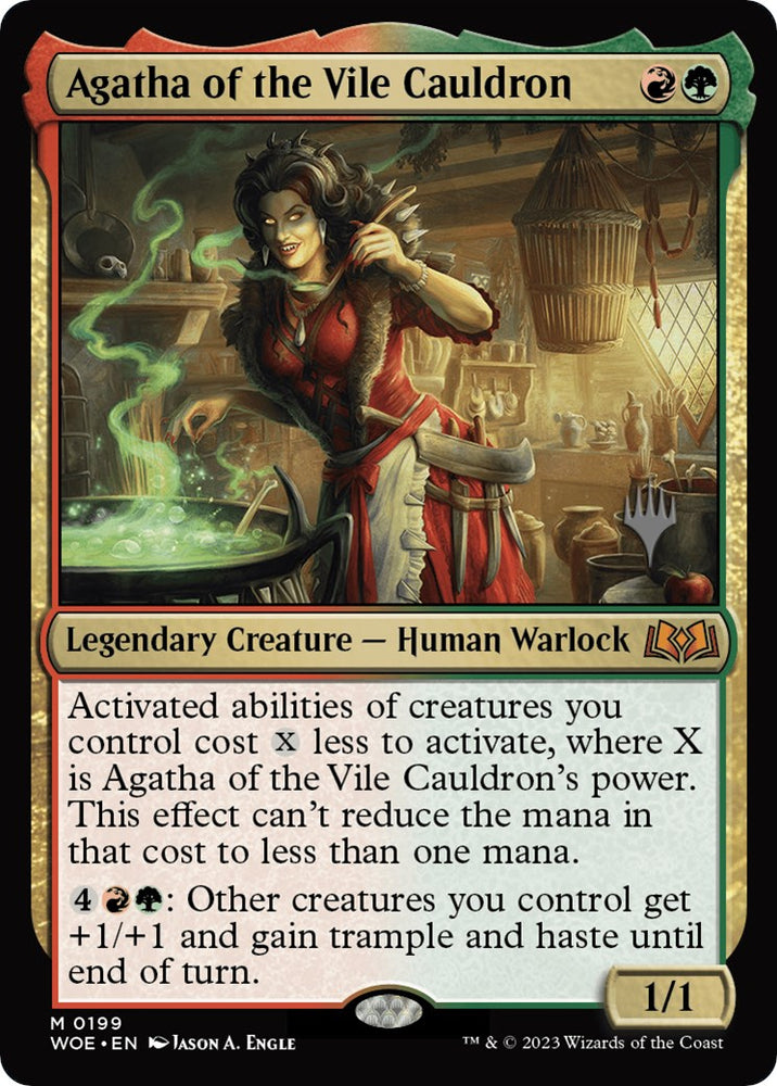 Agatha of the Vile Cauldron (Promo Pack) [Wilds of Eldraine Promos]