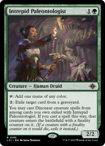 Intrepid Paleontologist (Promo Pack) [The Lost Caverns of Ixalan Promos]