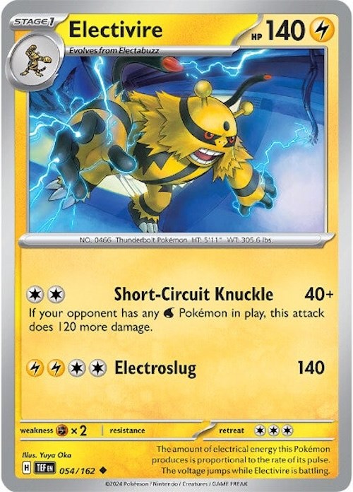 Electivire (054/162) [Scarlet & Violet: Temporal Forces]