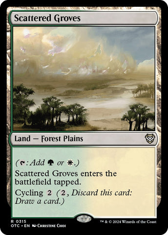 Scattered Groves [Outlaws of Thunder Junction Commander]