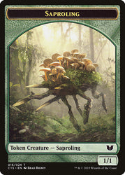 Snake (017) // Saproling Double-Sided Token [Commander 2015 Tokens]