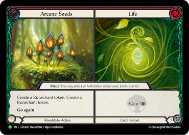 Arcane Seeds // Life [LGS350] (Promo)  Cold Foil