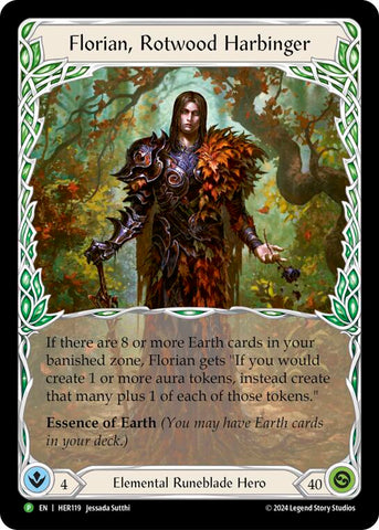 Florian, Rotwood Harbinger [HER119] (Promo)  Rainbow Foil