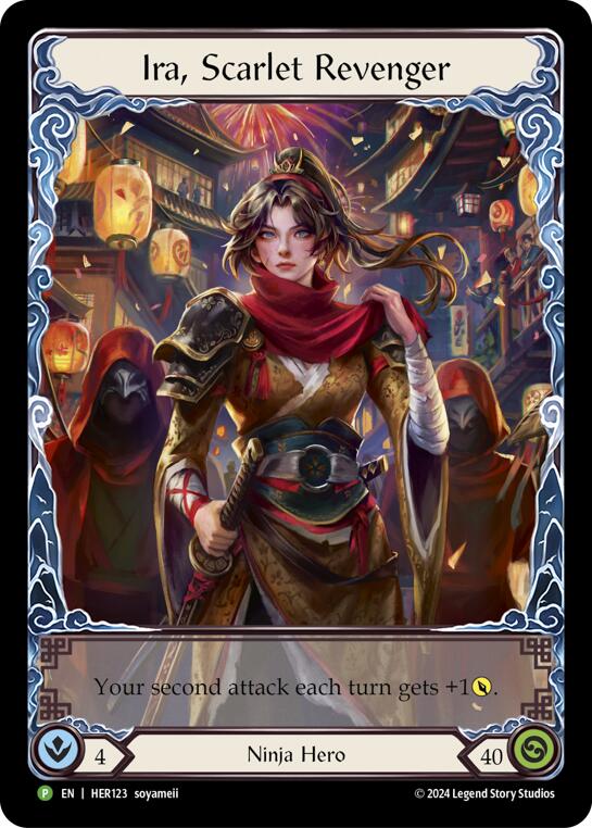 Ira, Scarlet Revenger [HER123] (Promo)  Rainbow Foil