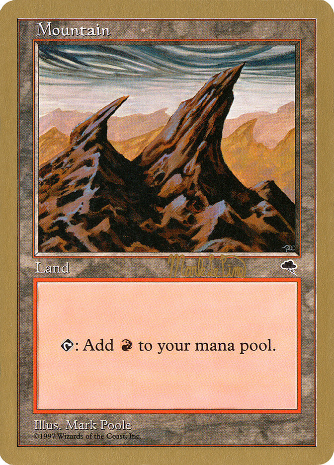 Mountain (mlp344) (Mark Le Pine) [World Championship Decks 1999]