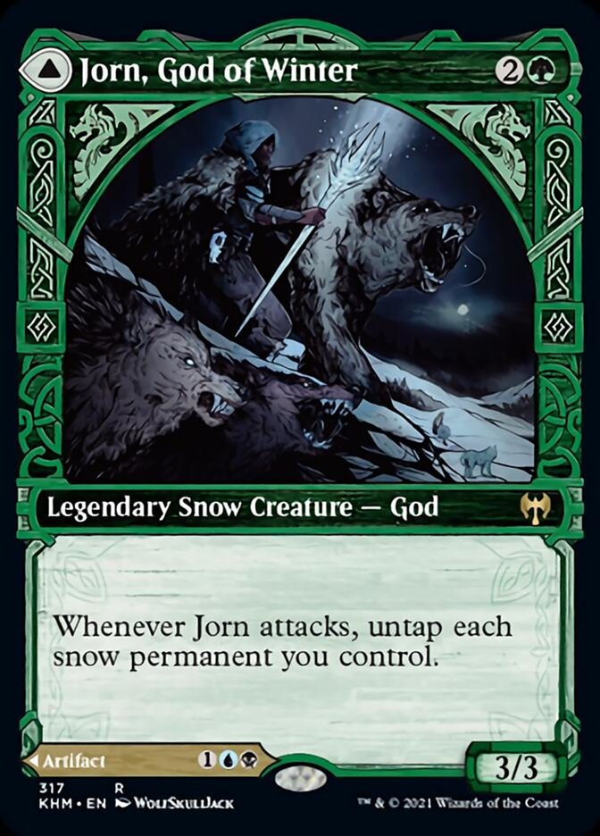 Jorn, God of Winter // Kaldring, the Rimestaff (Showcase) [Kaldheim]