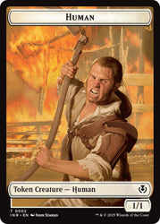 Spirit // Human (0002) Double-Sided Token [Innistrad Remastered Tokens]