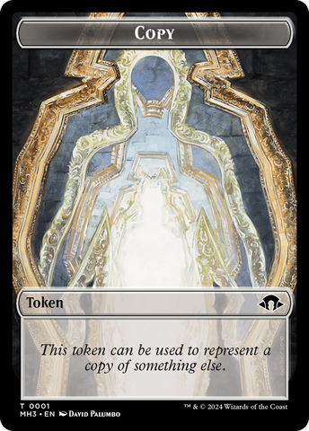 Beast (0016) (Ripple Foil) // Copy Double-Sided Token [Modern Horizons 3 Commander Tokens]