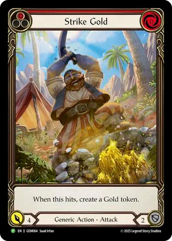 Strike Gold (Red) [GEM064] (GEM Pack 2)