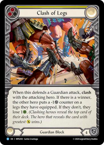 Clash of Legs [MPG050] (Mastery Pack Guardian)  Rainbow Foil