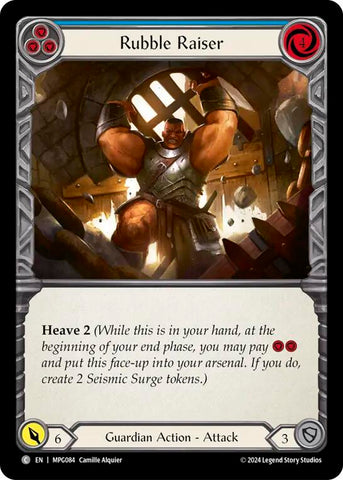 Rubble Raiser (Blue) [MPG084] (Mastery Pack Guardian)