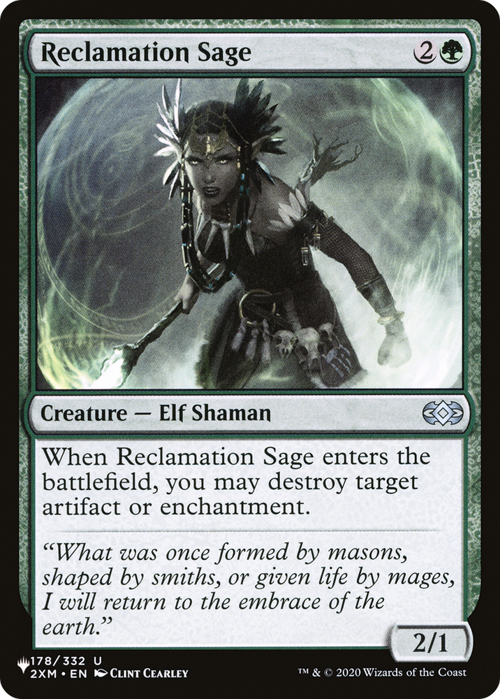 Reclamation Sage (2XM) [The List]