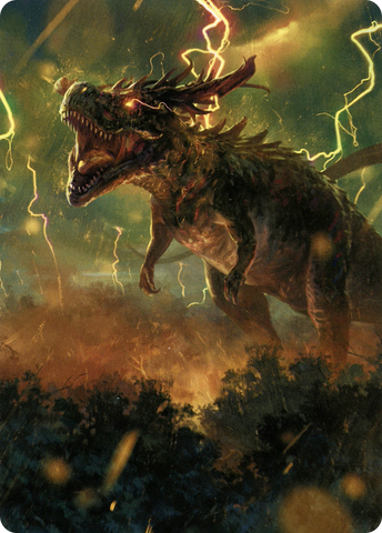 Thrasta, Tempest's Roar Art Card (42) [Modern Horizons 2 Art Series]