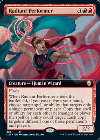 Radiant Performer (Extended Art) [Commander 2021]