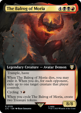 The Balrog of Moria (Extended Art) [The Lord of the Rings: Tales of Middle-Earth Commander]