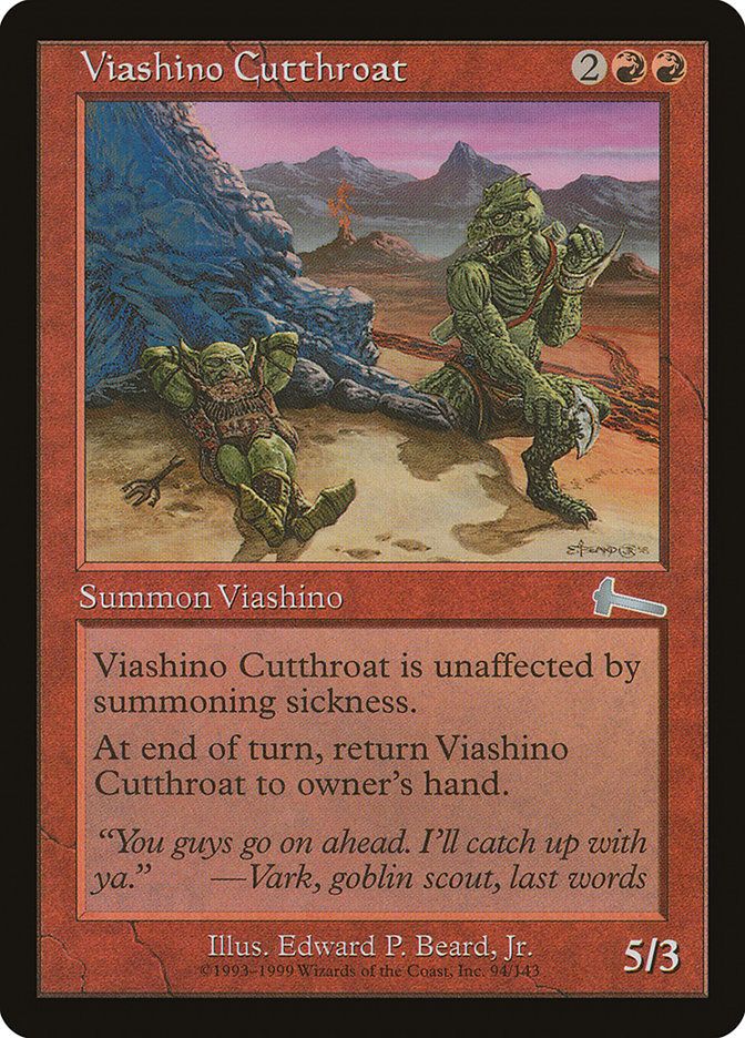 Viashino Cutthroat [Urza's Legacy]