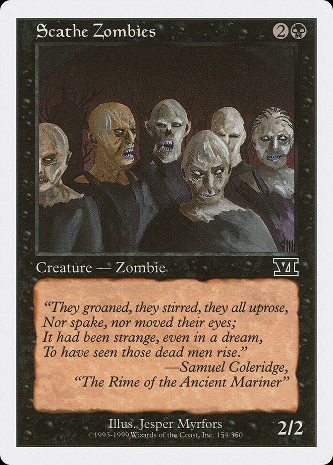 Scathe Zombies [Classic Sixth Edition]