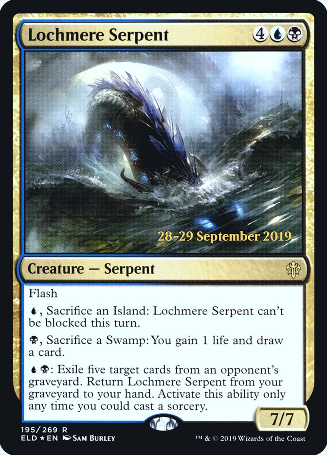 Lochmere Serpent [Throne of Eldraine Prerelease Promos]