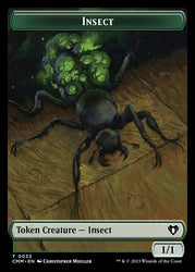 Eldrazi Spawn // Insect Double-Sided Token [Commander Masters Tokens]