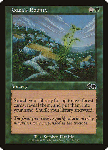 Gaea's Bounty [Urza's Saga]