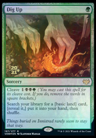 Dig Up [Innistrad: Crimson Vow Prerelease Promos]