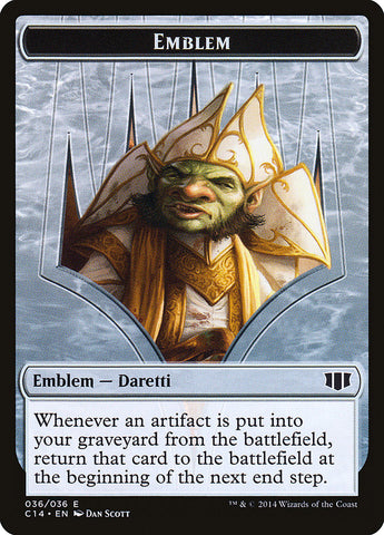 Daretti, Scrap Savant Emblem // Tuktuk the Returned Double-Sided Token [Commander 2014 Tokens]