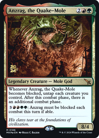 Anzrag, the Quake-Mole [Murders at Karlov Manor Prerelease Promos]