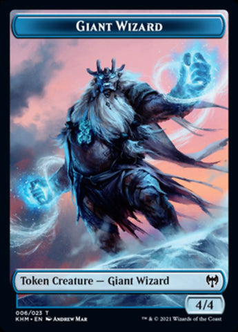 Giant Wizard Token [Kaldheim Tokens]