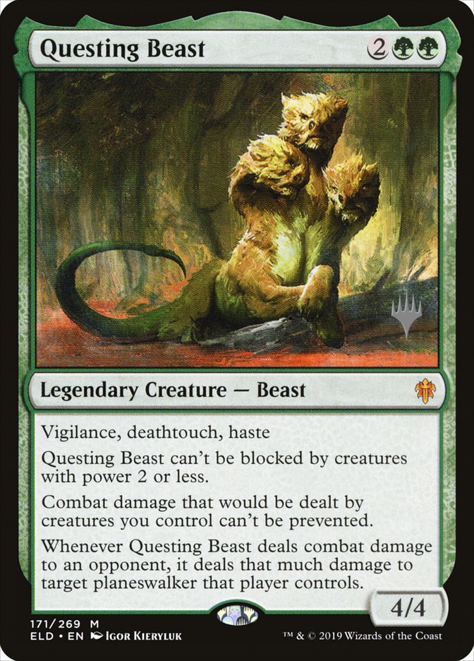 Questing Beast (Promo Pack) [Throne of Eldraine Promos]