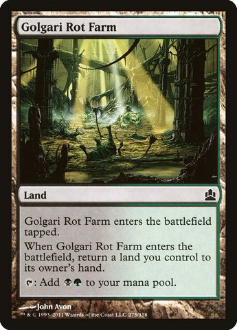 Golgari Rot Farm [Commander 2011]